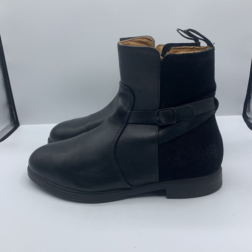 Xena Fusion MT Women’s Steel Toe Safety Boots Midnight Black Leather US 10